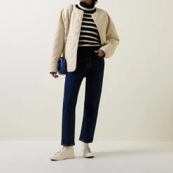 Clearance 501® Crop High-Rise Straight Leg Jeans Women Denim