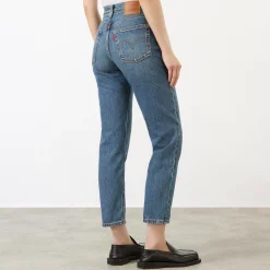 Outlet 501® High-Rise Straight Leg Cropped Jeans Women Denim