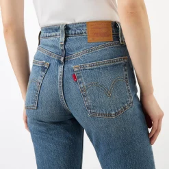 Outlet 501® High-Rise Straight Leg Cropped Jeans Women Denim