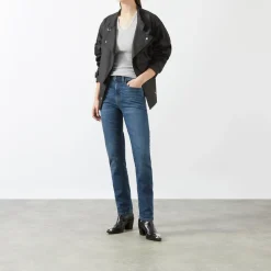 Best 724™ High-Rise Straight Leg Skinny Fit Jeans Women Denim