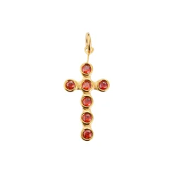 Ó Mo Dhia Cross Charm Gold Women Charms
