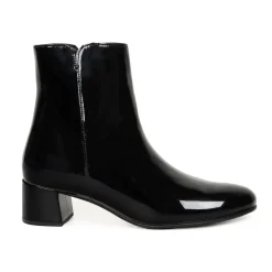 New Abbey Patent Leather Ankle Boots Women Boots
