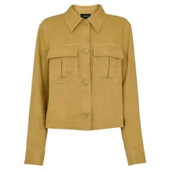 Abby Linen Casual Jacket Women Coats & Jackets