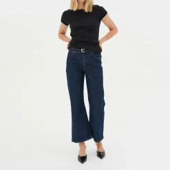 Discount Abina Flared-Leg Cropped Jeans Women Denim