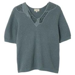 Discount Abstract Lace Knit Sweater Women Sweaters & Cardigans