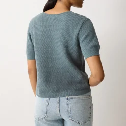Discount Abstract Lace Knit Sweater Women Sweaters & Cardigans