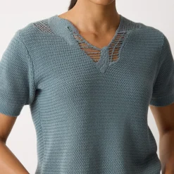 Discount Abstract Lace Knit Sweater Women Sweaters & Cardigans