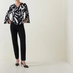 Outlet Abstract Print Blouse Women Tops