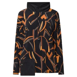 New Abstract Print Long-Sleeved Top Women Tops