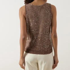 Outlet Acaici Sequin Top Women Tops