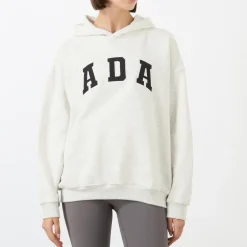 New ADA Logo Oversized Hoodie Women Activewear|Sweatshirts & Hoodies