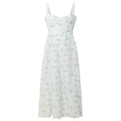Best Adaline Floral Eyelet Flared Dress Women Dresses