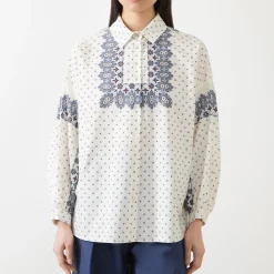 Outlet Adda Printed Shirt Women Tops