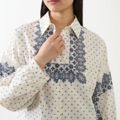 Outlet Adda Printed Shirt Women Tops