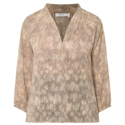 Clearance Addison Tonal Dotted Blouse Women Tops