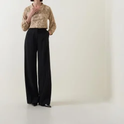 Clearance Addison Tonal Dotted Blouse Women Tops