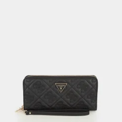 Clearance Adelasia Logo Quilted Large Wallet Women Wallets