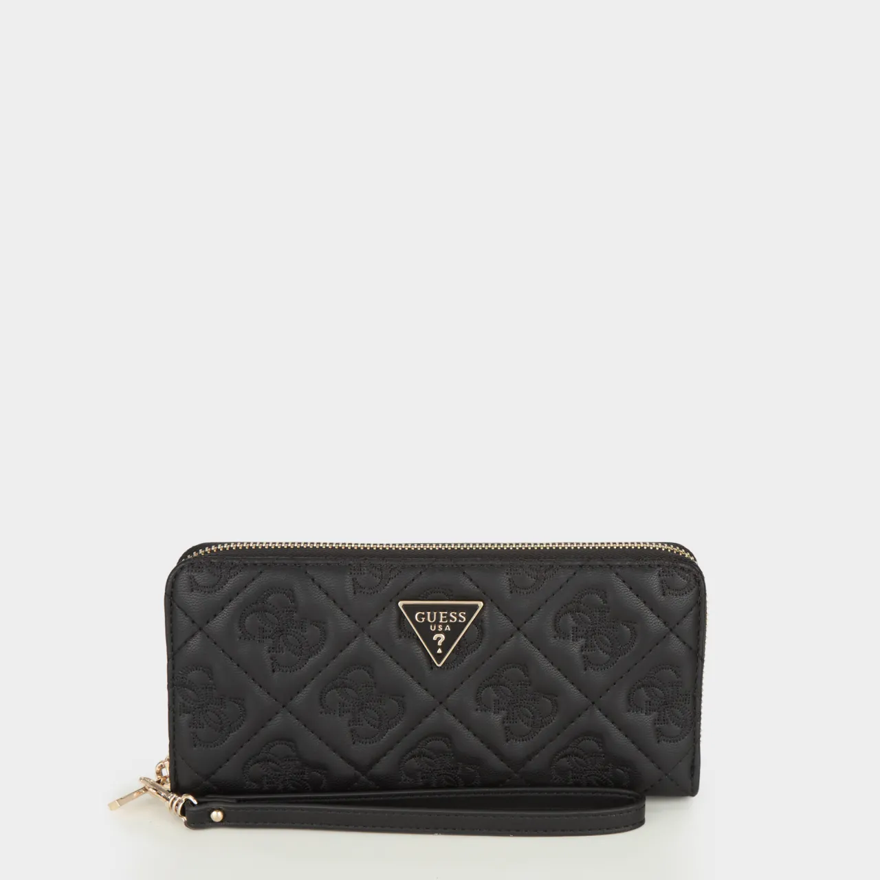Clearance Adelasia Logo Quilted Large Wallet Women Wallets