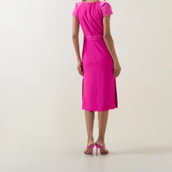Hot Adeline Double Stripe Pencil Dress Women Dresses