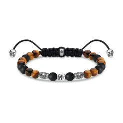 Hot Adjustable Skull Beaded Bracelet Women Bracelets