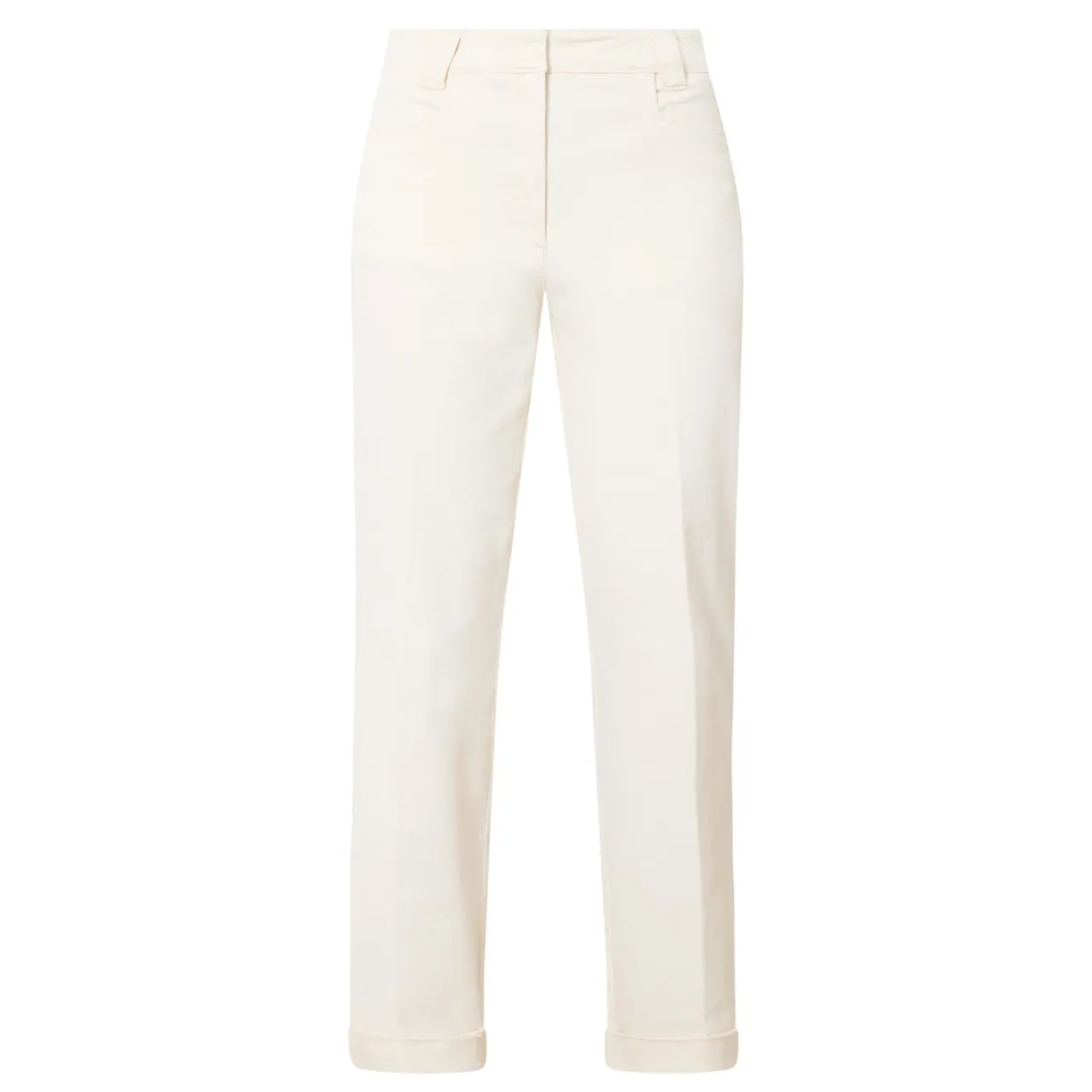 Hot Adorni Mid-Rise Straight Leg Chinos Women Trousers & Shorts