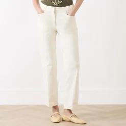 Hot Adorni Mid-Rise Straight Leg Chinos Women Trousers & Shorts