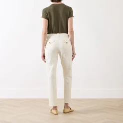 Hot Adorni Mid-Rise Straight Leg Chinos Women Trousers & Shorts