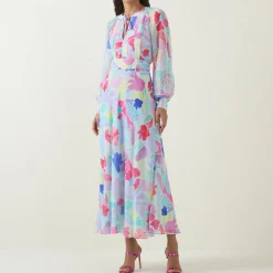 Best Aero Abstract Tulip Dress Women Dresses