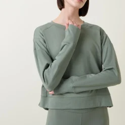 New After Class Cropped Sweatshirt Women Activewear