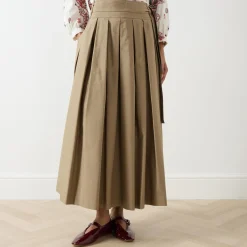 Best Agiate Pleated Skirt Women Skirts