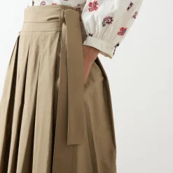 Best Agiate Pleated Skirt Women Skirts