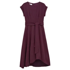 New Agnes Asymmetric Flared Dress Women Dresses