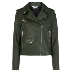 Clearance Agnes Pocket Leather Jacket Women Coats & Jackets