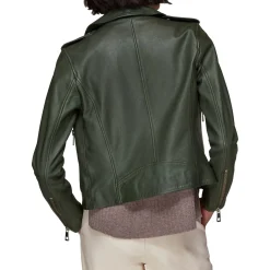 Clearance Agnes Pocket Leather Jacket Women Coats & Jackets