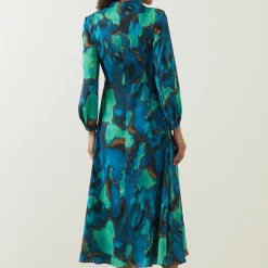 Online Agnes Printed Wrap Dress Women Dresses