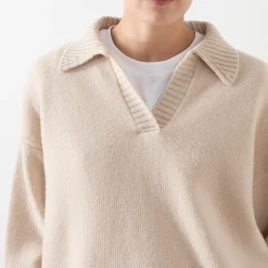 Clearance Agre Knitted Polo Shirt Women Sweaters & Cardigans