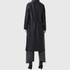 Aire Leather Coat Women Coats & Jackets