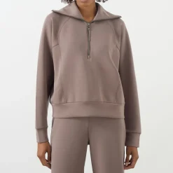 New AirEssentials Half Zip Sweat Top Women Activewear|Sweatshirts & Hoodies
