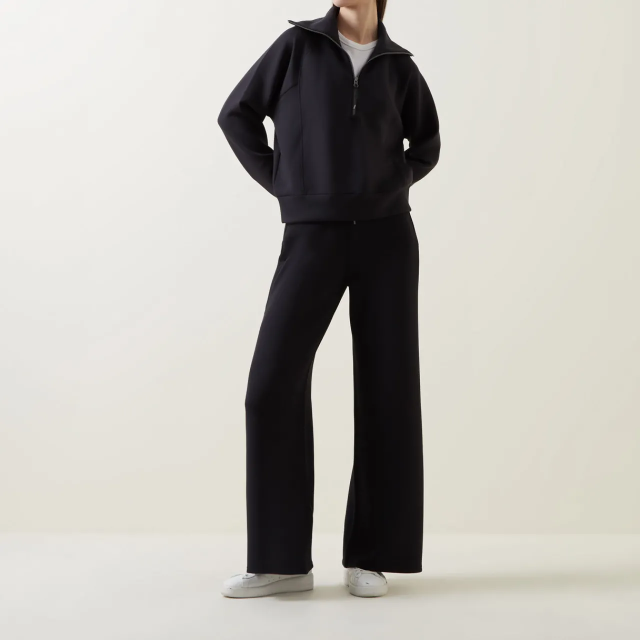 Clearance AirEssentials Half Zip Sweat Top Women Activewear|Sweatshirts & Hoodies