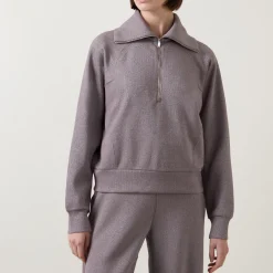 Clearance AirEssentials Half-Zip Shimmer Sweatshirt Women Activewear