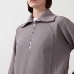 Clearance AirEssentials Half-Zip Shimmer Sweatshirt Women Activewear