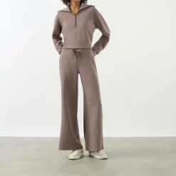 Best AirEssentials Wide Leg Sweat Bottoms Women Activewear