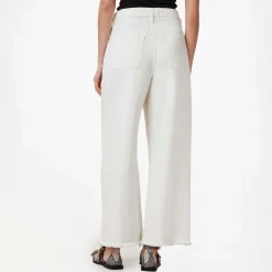 Aki Crossover Wide Leg Jeans Women Denim