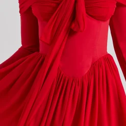 Clearance Alana Off-The-Shoulder Mini Dress Women Dresses