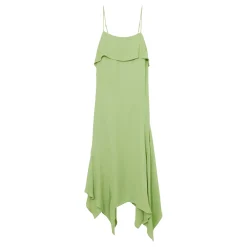 Hot Alba Ruffle Detail Flared Dress Women Dresses