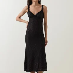 Alegra Lace Flared Dress Women Dresses
