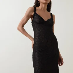 Alegra Lace Flared Dress Women Dresses