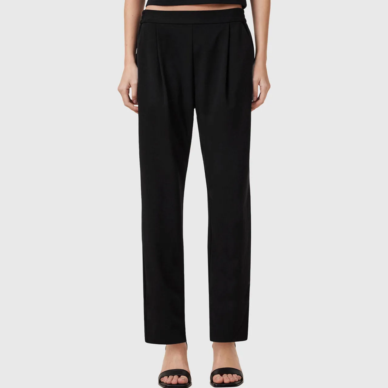 Aleida Mid-Rise Tapered Trousers Women Trousers & Shorts