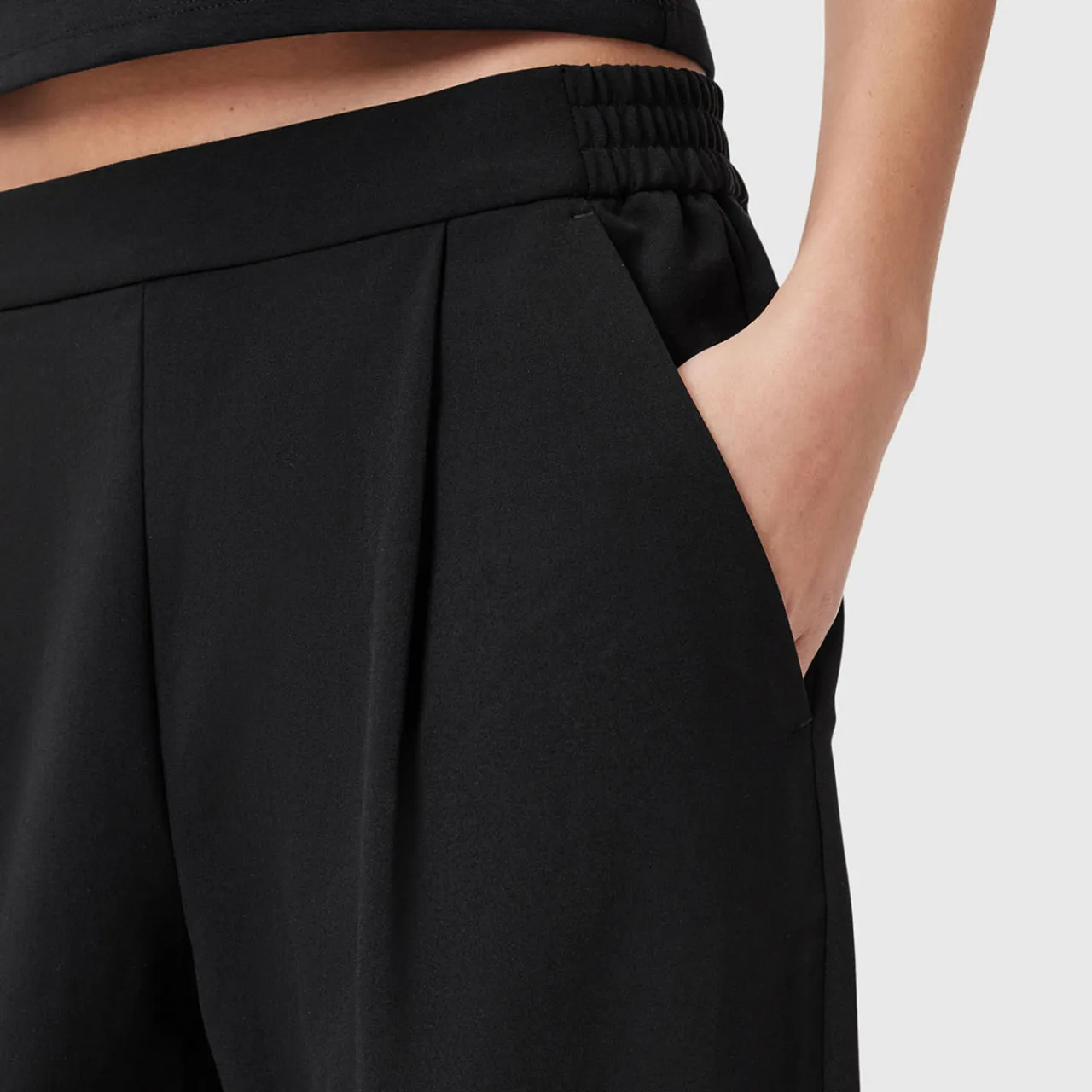 Aleida Mid-Rise Tapered Trousers Women Trousers & Shorts