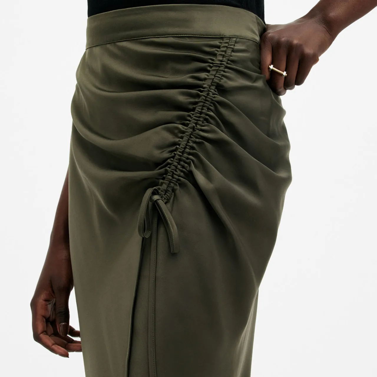New Alexia Draped Skirt Women Skirts